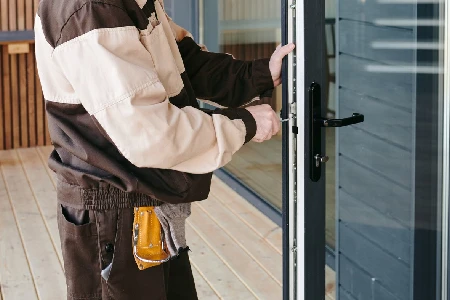 Cleaning And Polishing Glass Door Installation in Tamiami, FL